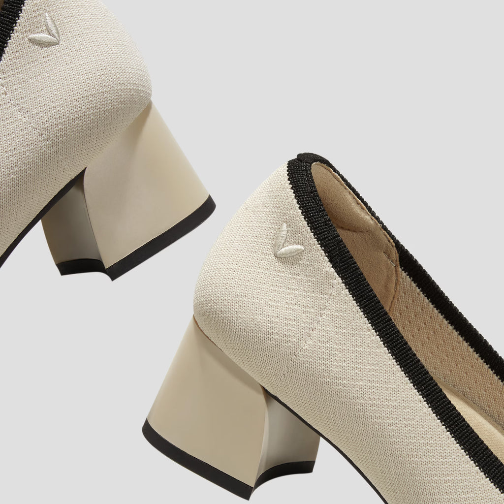 Almond-Toe Chunky Heels (Julie Pro)