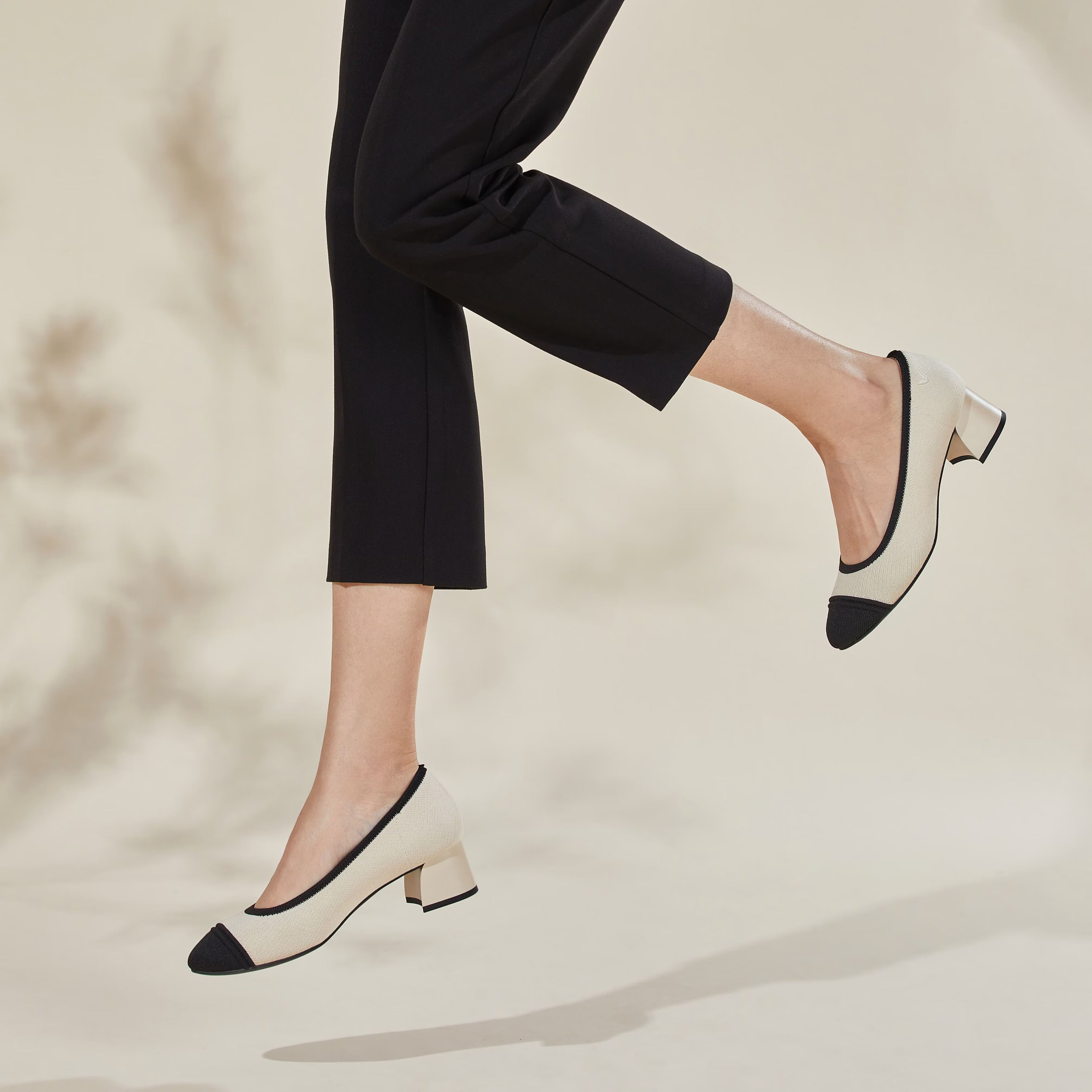 Almond-Toe Chunky Heels (Julie Pro)