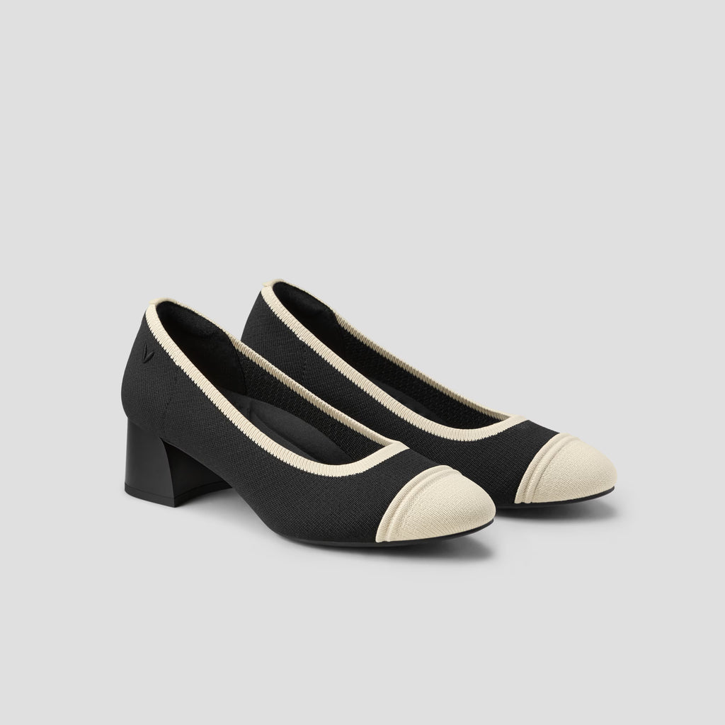 Almond-Toe Chunky Heels (Julie Pro)