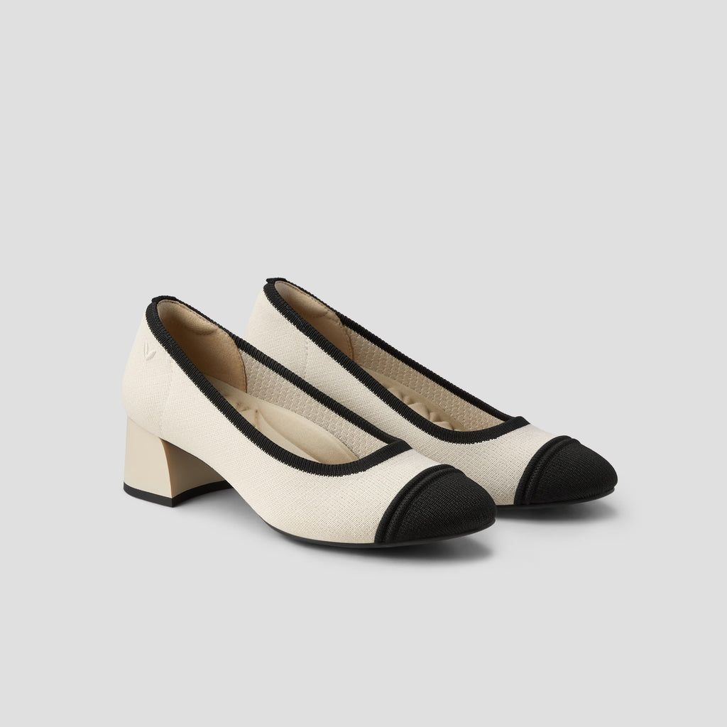 Almond-Toe Chunky Heels (Julie Pro)