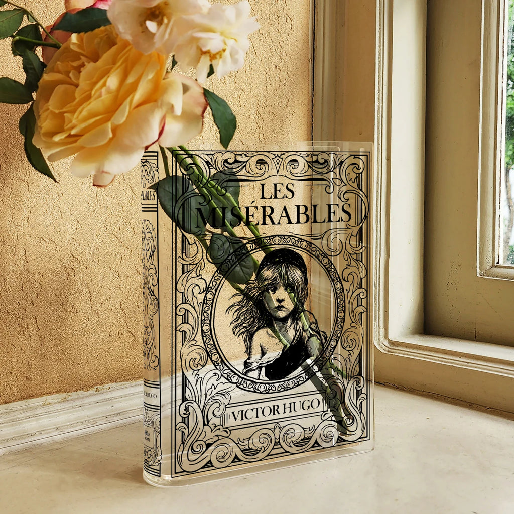 Les Misérables Acrylic Book Vase
