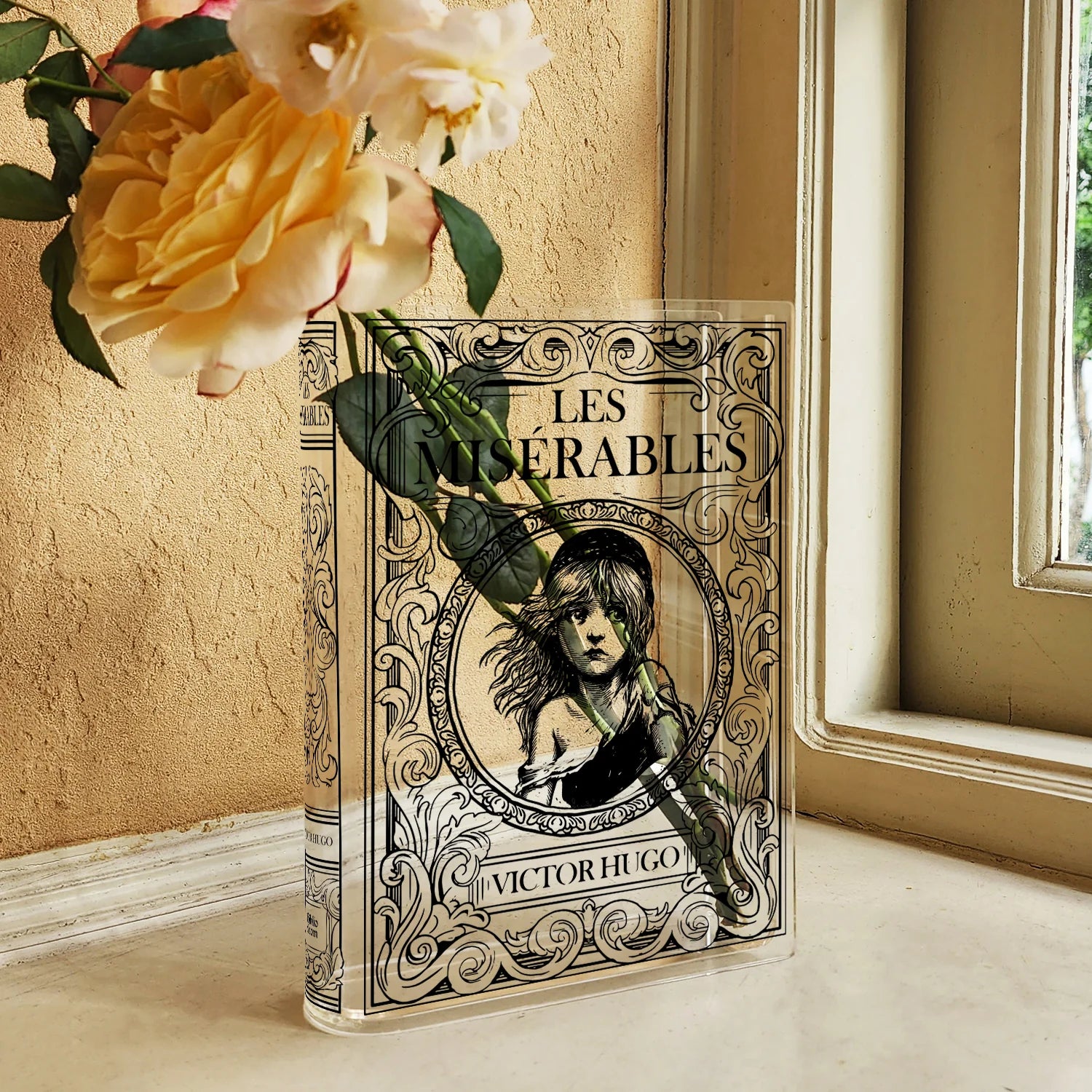 Les Misérables Acrylic Book Vase