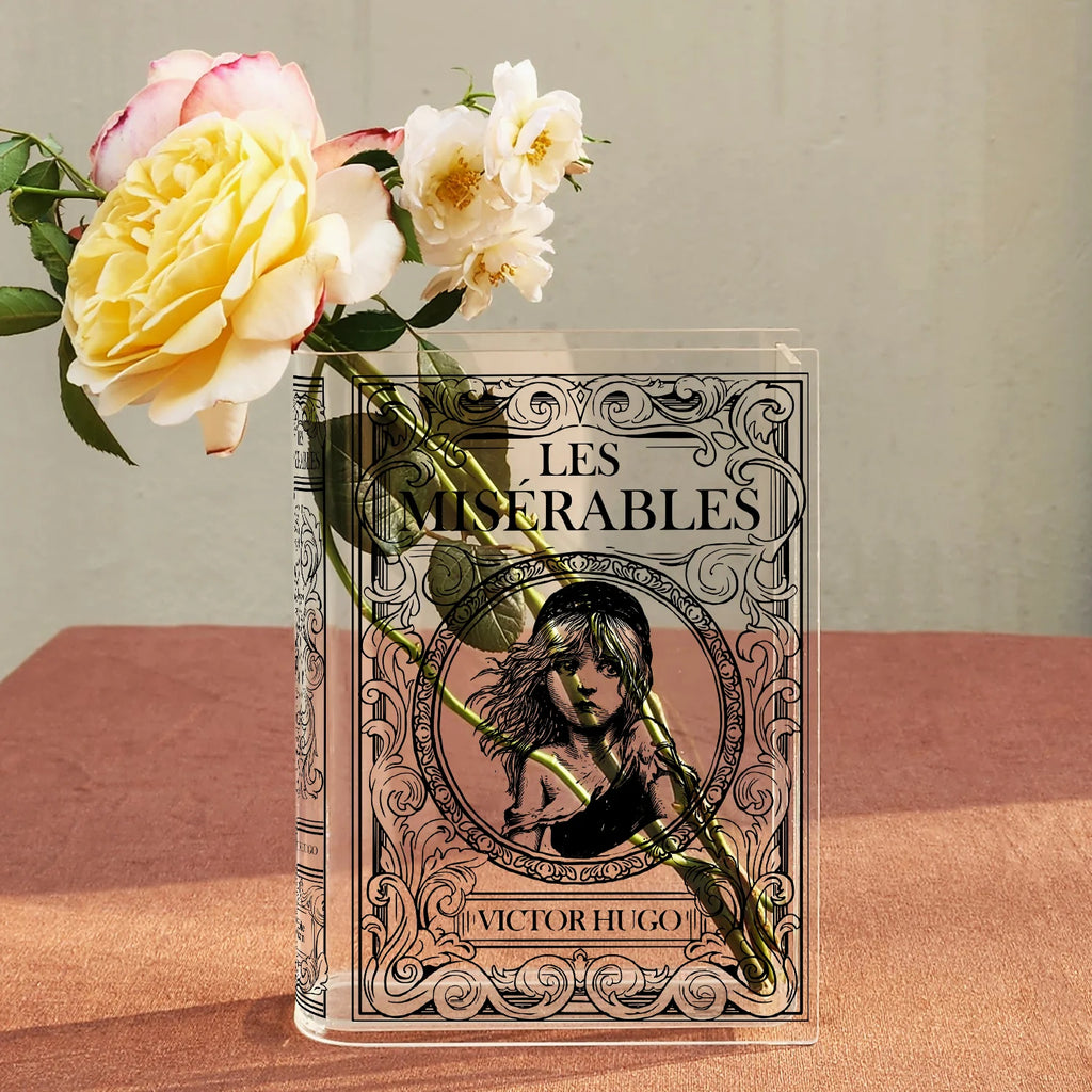 Les Misérables Acrylic Book Vase