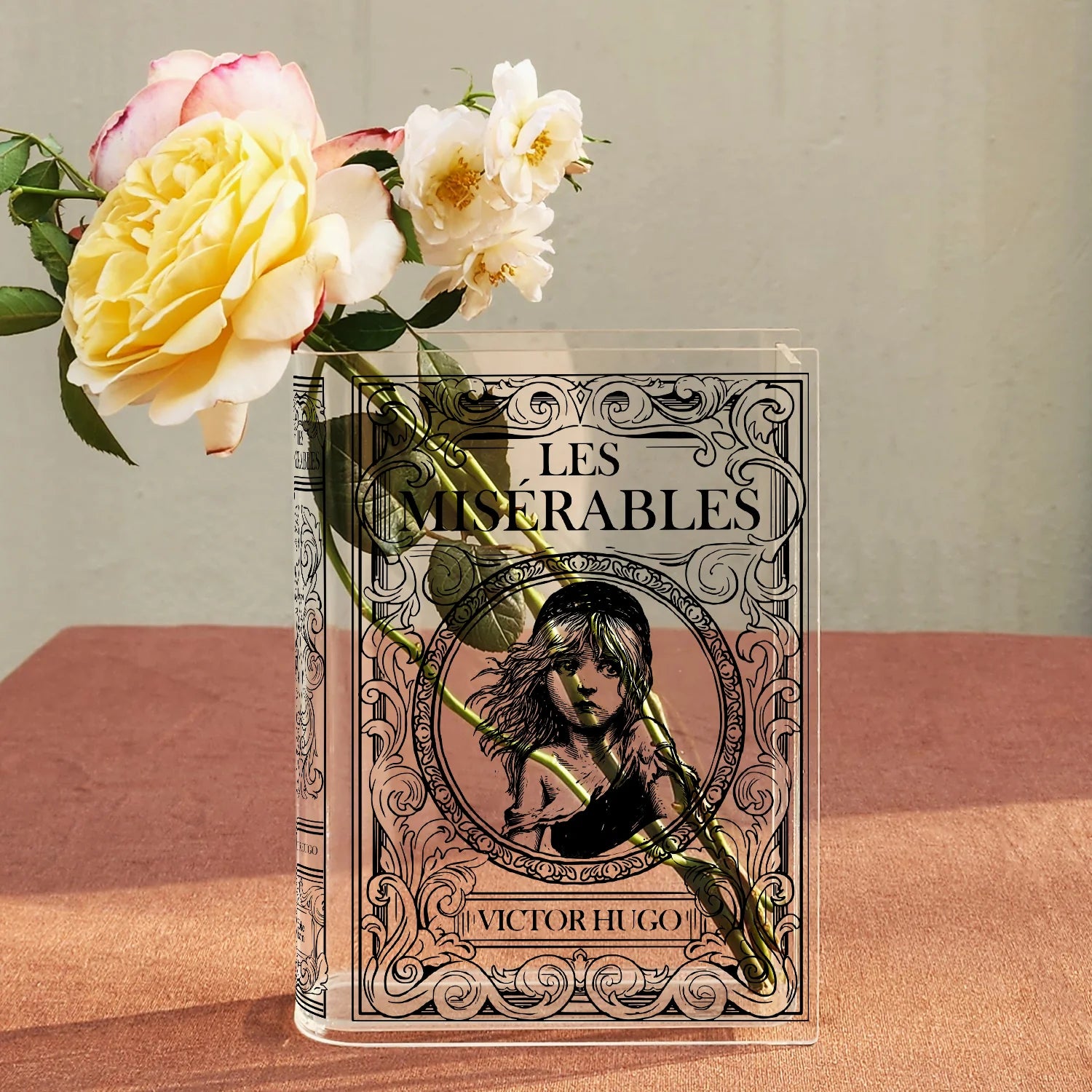 Les Misérables Acrylic Book Vase