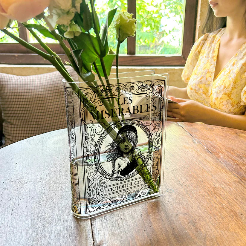 Les Misérables Acrylic Book Vase