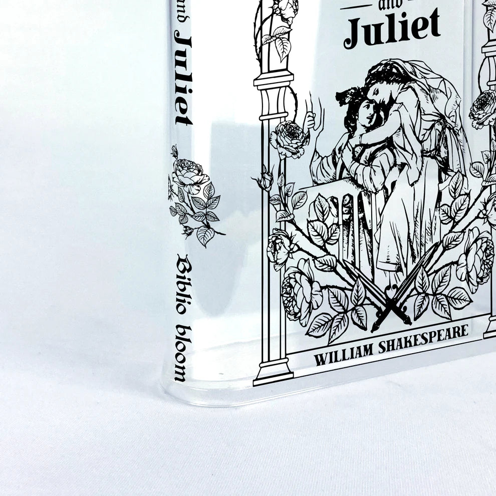 Romeo and Juliet Acrylic Book Vase