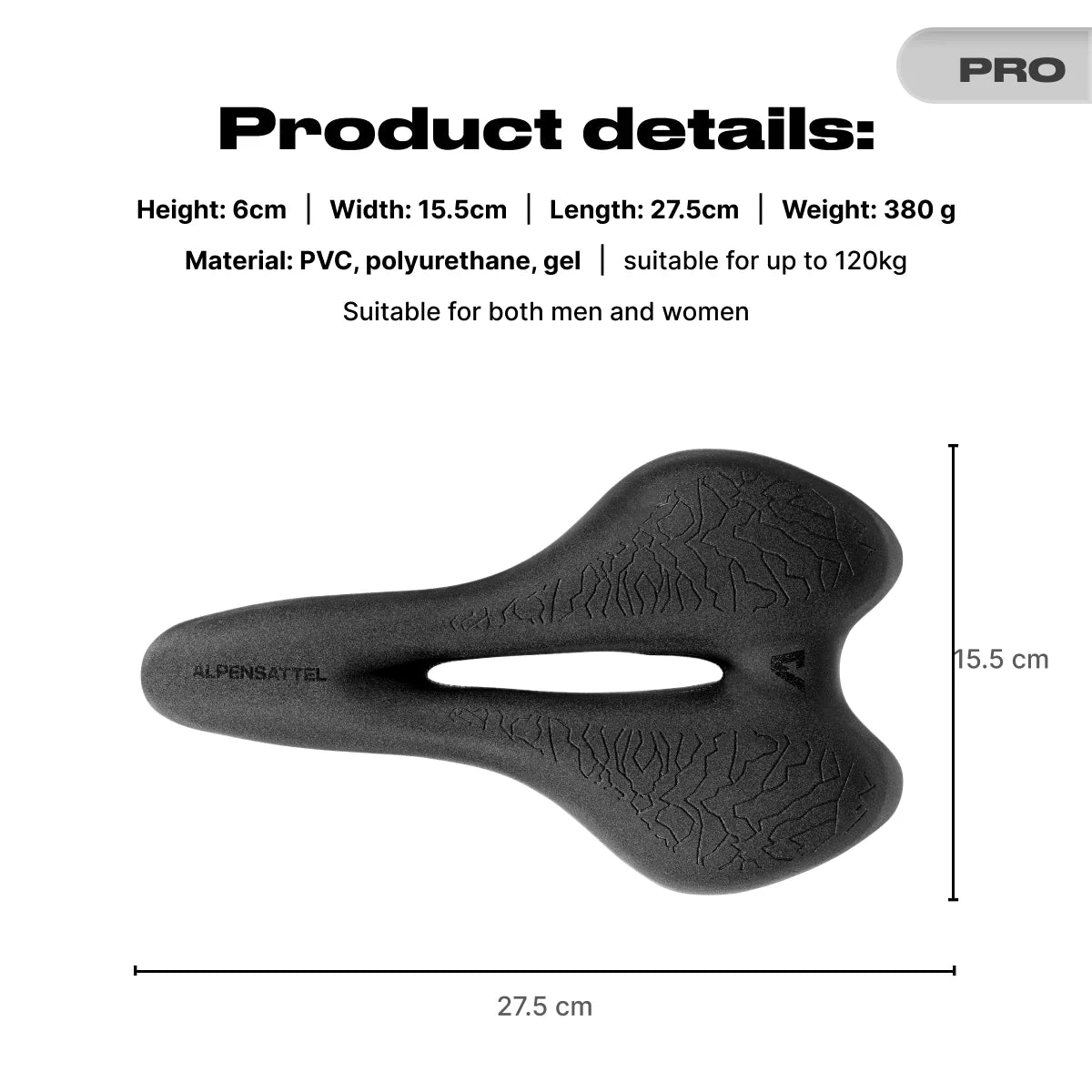 Alpensaddle 3.0 Sport Comfort PRO