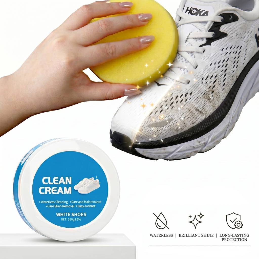 CleanCream® - Multipurpose Instant Shoe Cleaner (Brightening Formula)