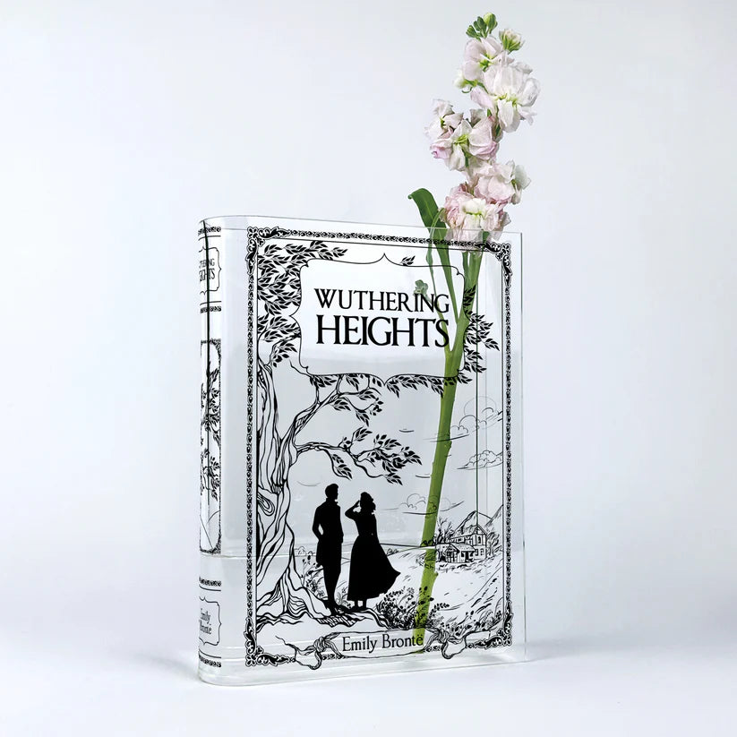 Wuthering Heights Acrylic Book Vase