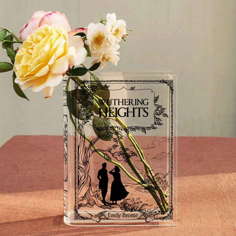Wuthering Heights Acrylic Book Vase