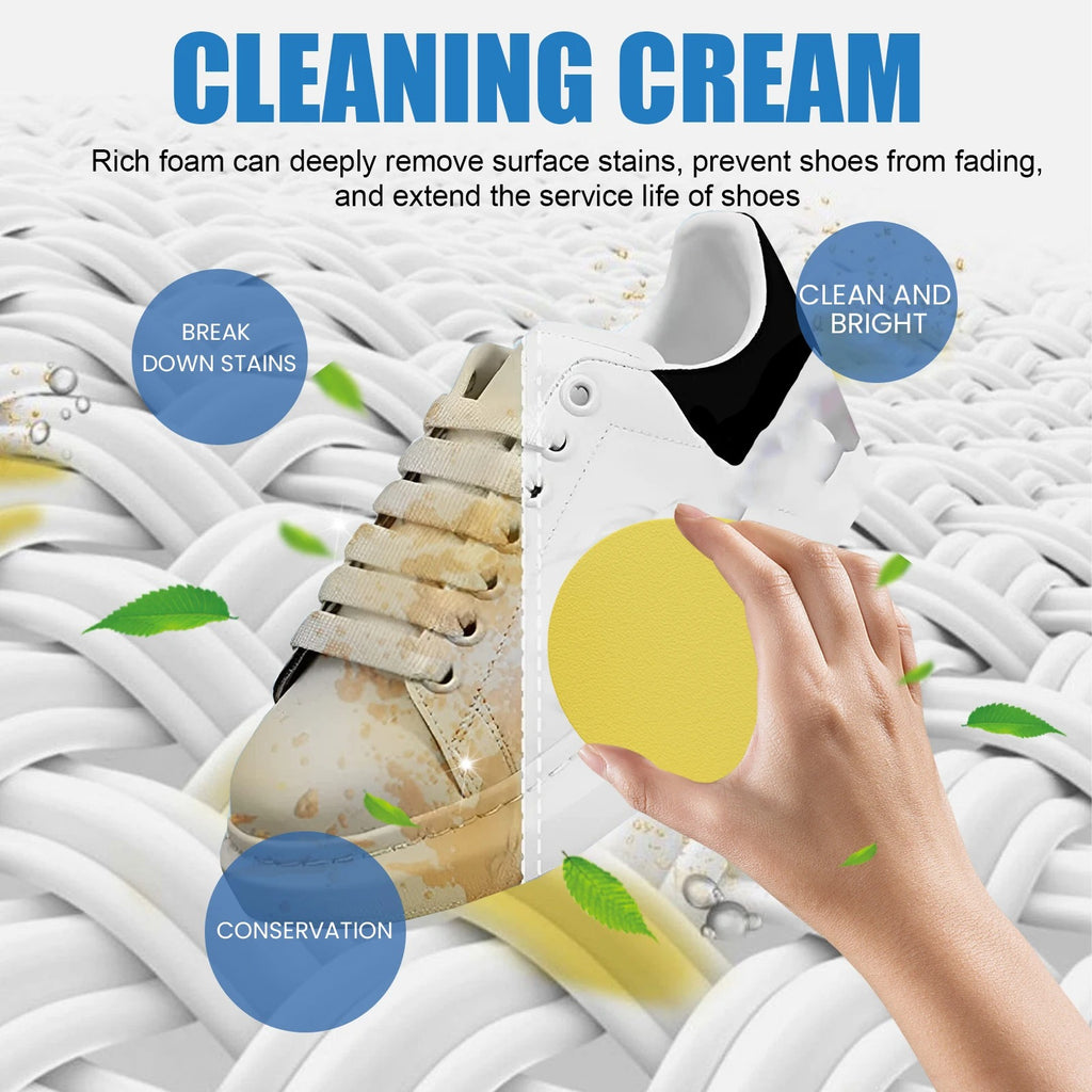 CleanCream® - Multipurpose Instant Shoe Cleaner (Brightening Formula)