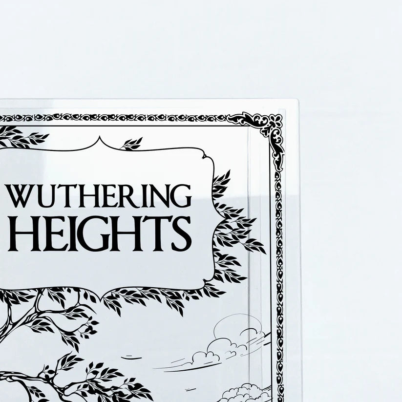 Wuthering Heights Acrylic Book Vase