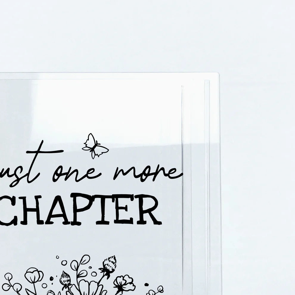 Just One More Chapter Acrylic Book Vase